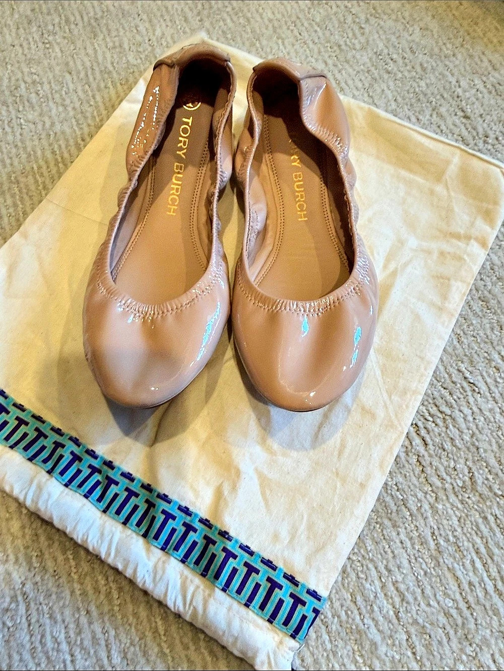 Tory Burch Minnie Travel Ballet Flat Pink